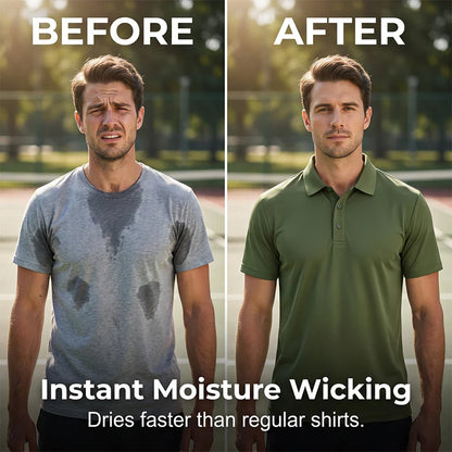 Men’s Lightweight Collared Summer T-Shirt