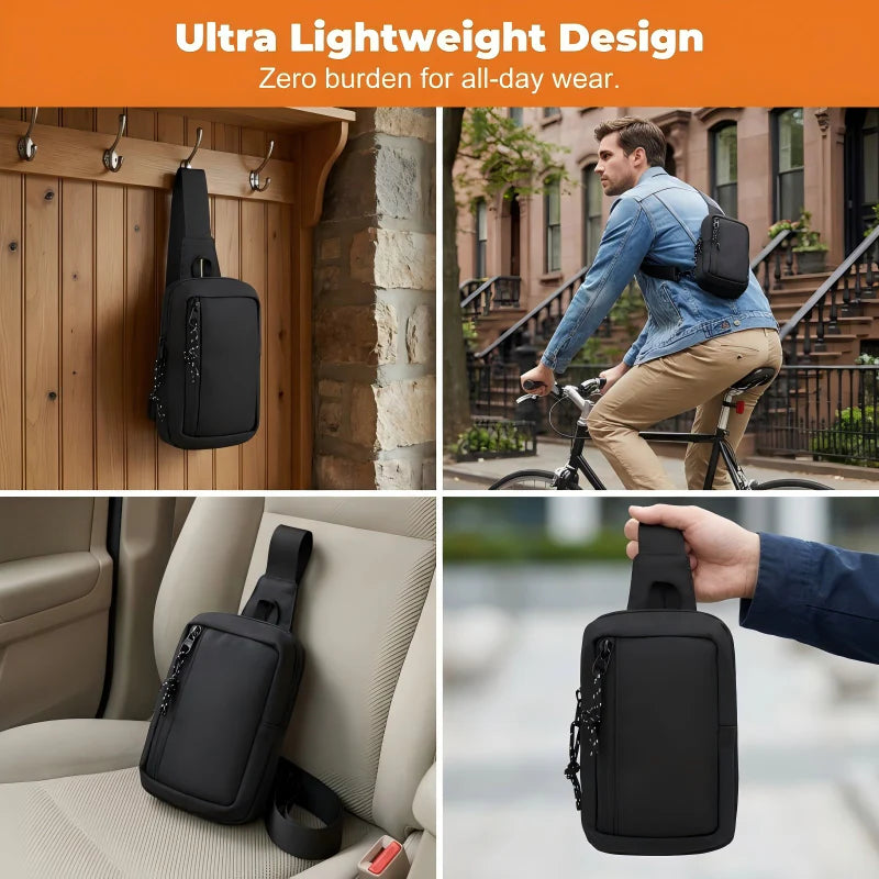Men's Compact Crossbody Sling Bag