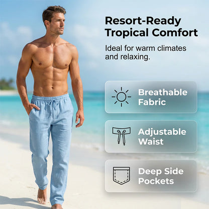 Men’s Relaxed Drawstring Trousers
