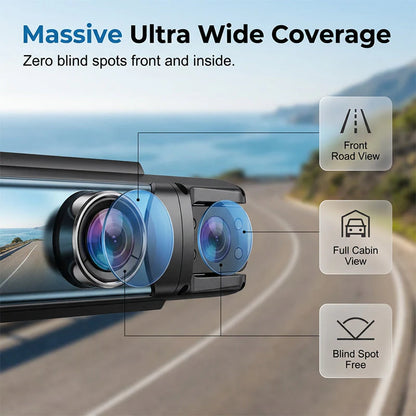 1080P Dual-Lens Wi-Fi Dash Camera