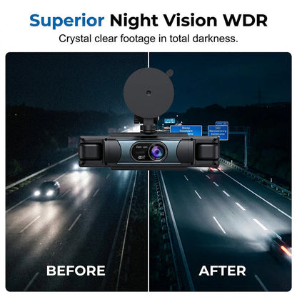 1080P Dual-Lens Wi-Fi Dash Camera