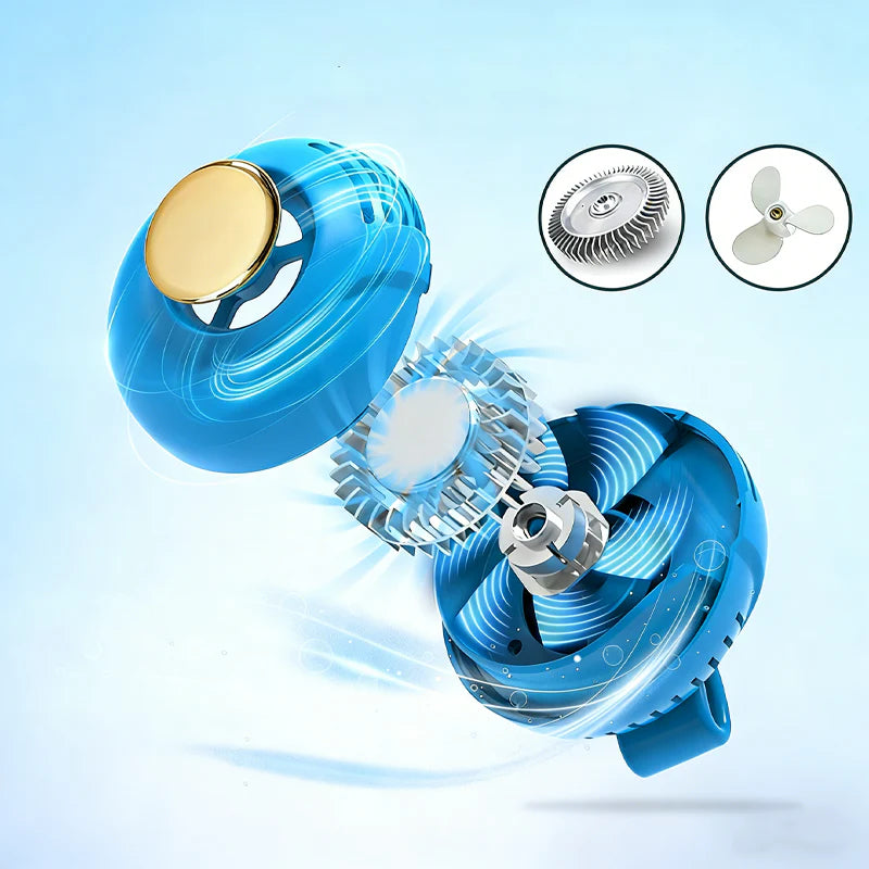Women's Rechargeable Clip-On Mini Fan