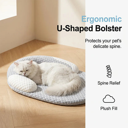 Cooling U-Shaped Pet Bed