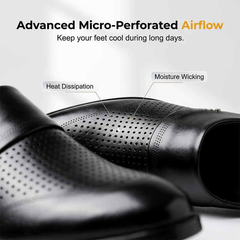 Men’s Perforated Slip-On Dress Shoes