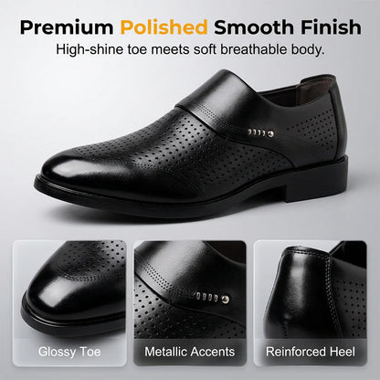 Men’s Perforated Slip-On Dress Shoes