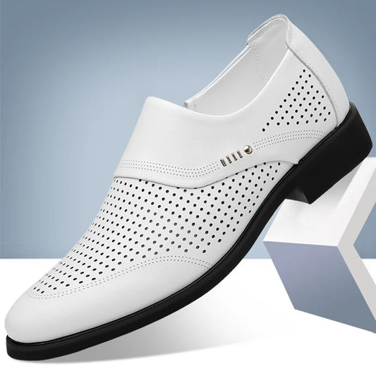 Men’s Perforated Slip-On Dress Shoes
