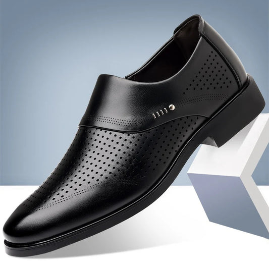 Men’s Perforated Slip-On Dress Shoes