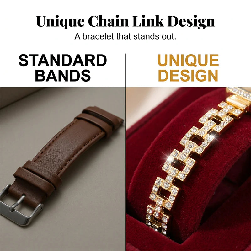 Women's Square Drawstring Bracelet Watch
