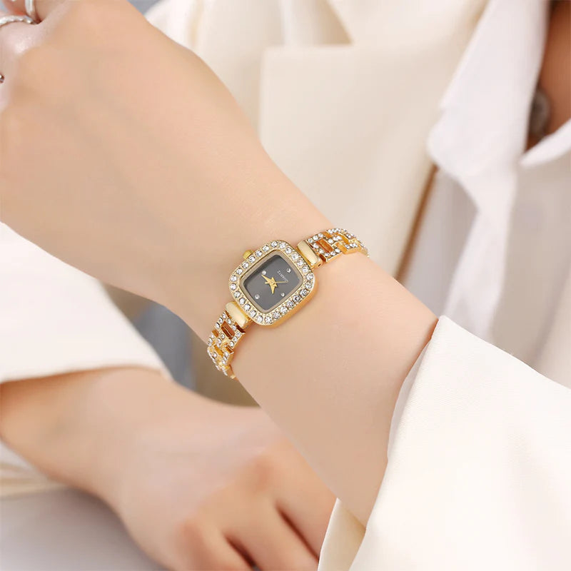 Women's Square Drawstring Bracelet Watch