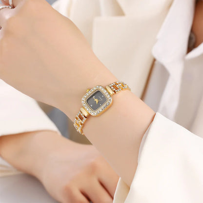 Women's Square Drawstring Bracelet Watch