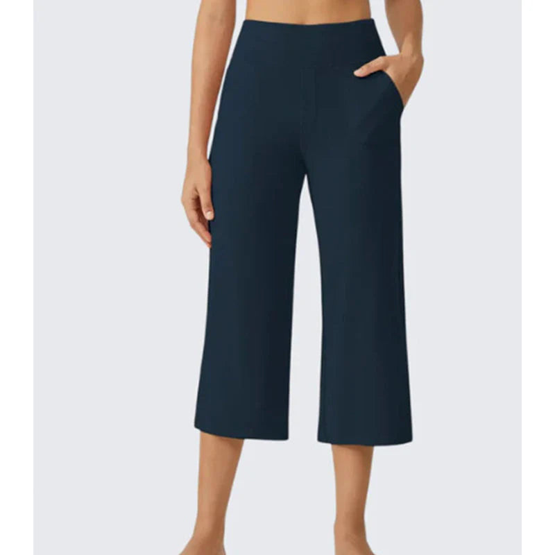 Women’s Wide-Leg Cropped Trousers