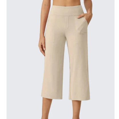 Women’s Wide-Leg Cropped Trousers