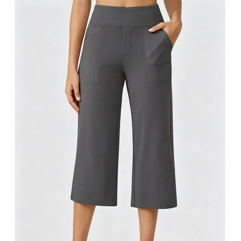 Women’s Wide-Leg Cropped Trousers