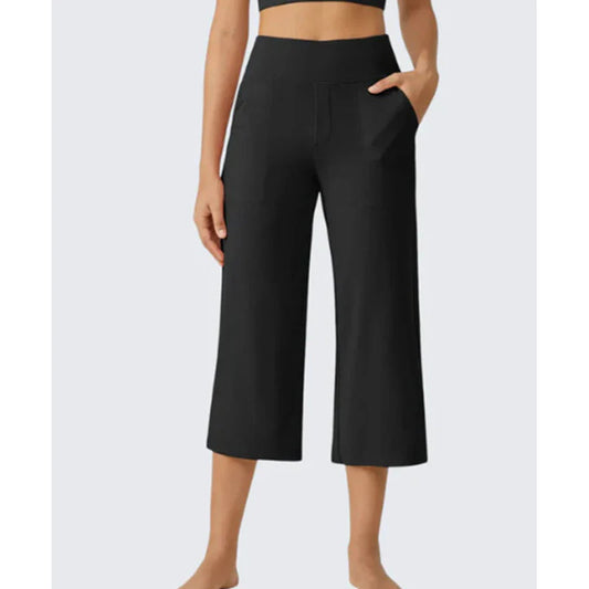 Women’s Wide-Leg Cropped Trousers