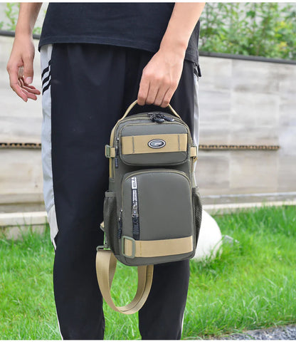 Multi-Pocket Crossbody Sling Bag