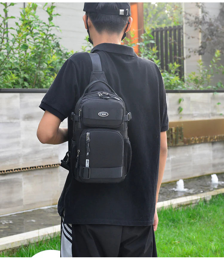 Multi-Pocket Crossbody Sling Bag