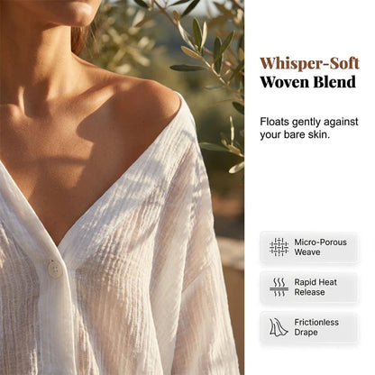 Women’s Sheer V-Neck Cropped Blouse