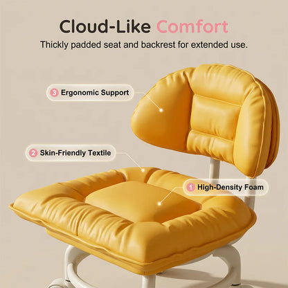 Cloud Cushion Rolling Low Stool