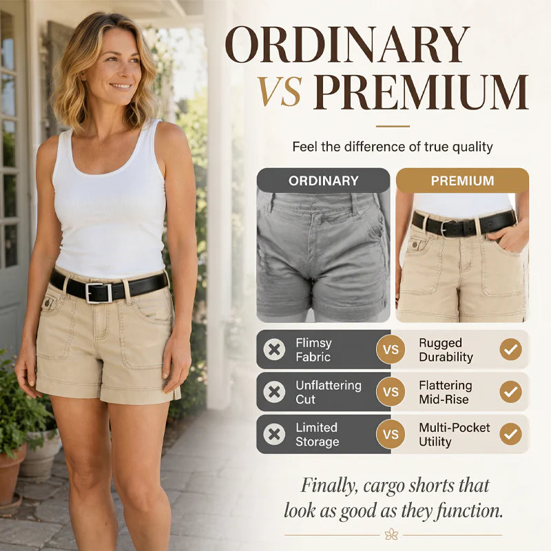 Women’s Stretch Utility Pocket Shorts