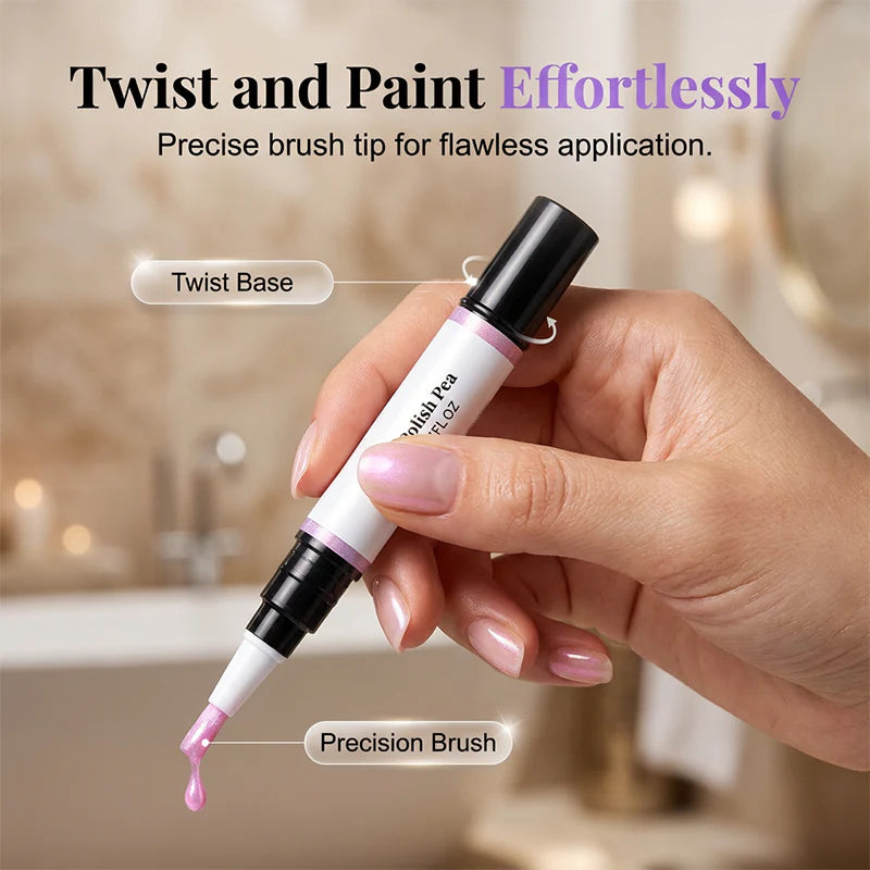 6-Piece Gel Nail Colour Pen Set