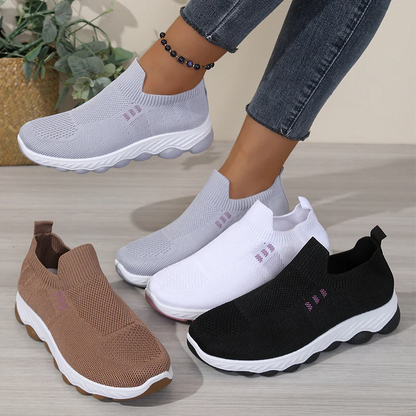 Women’s Lightweight Mesh Slip-On Trainers