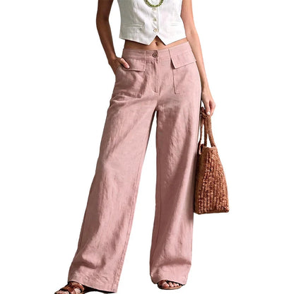 Women's Relaxed Wide-Leg Trousers