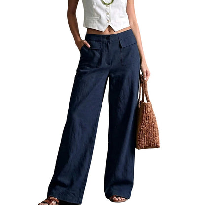 Women's Relaxed Wide-Leg Trousers