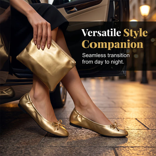 Women’s Foldable Bow Ballet Flats