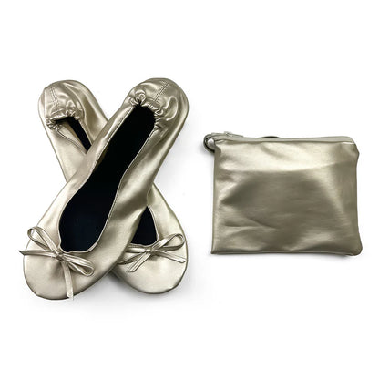 Women’s Foldable Bow Ballet Flats