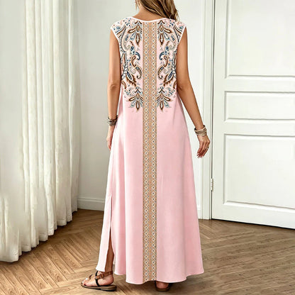 Women’s Printed Boho Maxi Dress