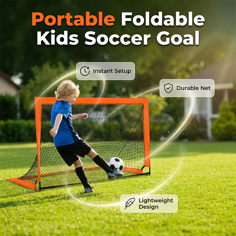 Portable Foldable Children’s Football Goal