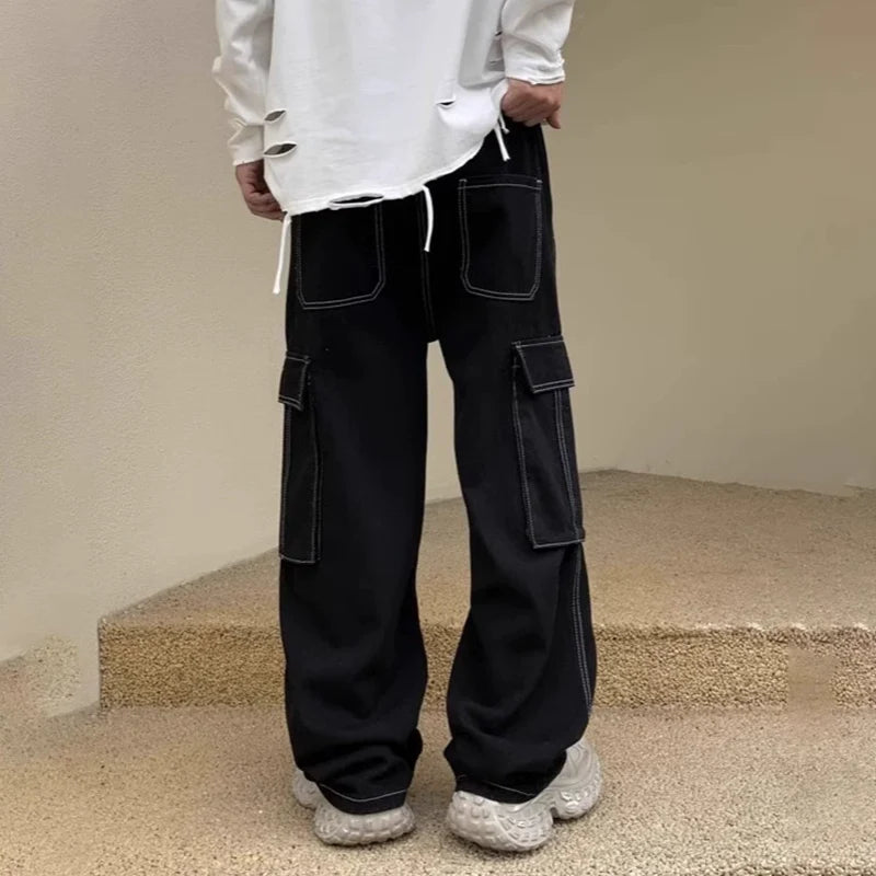 Men’s Wide-Leg Cargo Jeans