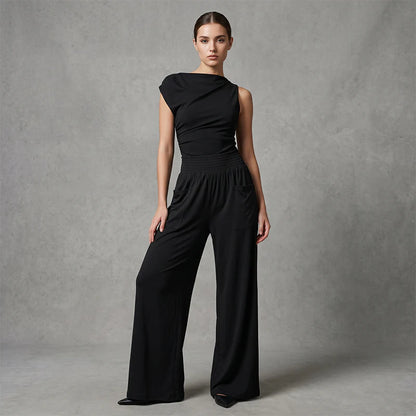 Women’s High-Waisted Wide-Leg Trousers