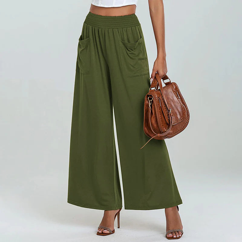 Women’s High-Waisted Wide-Leg Trousers