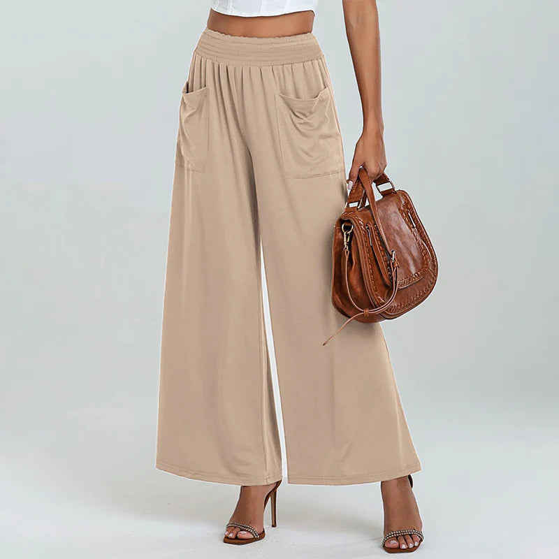 Women’s High-Waisted Wide-Leg Trousers