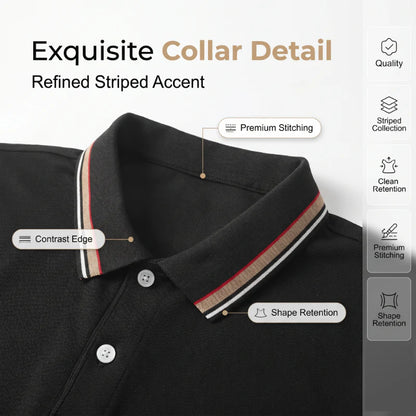 Men’s Contrast Trim Polo Shirt