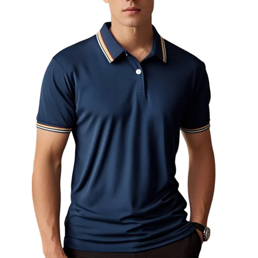 Men’s Contrast Trim Polo Shirt