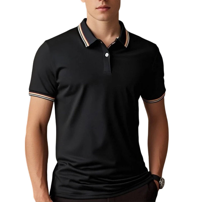 Men’s Contrast Trim Polo Shirt