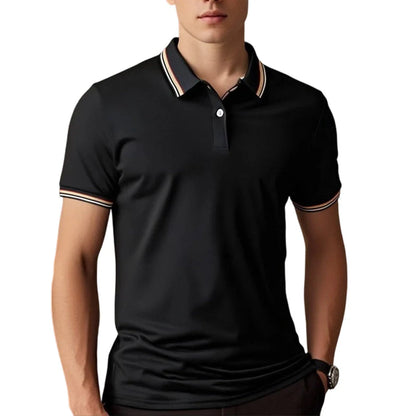 Men’s Contrast Trim Polo Shirt