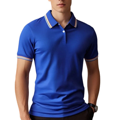 Men’s Contrast Trim Polo Shirt