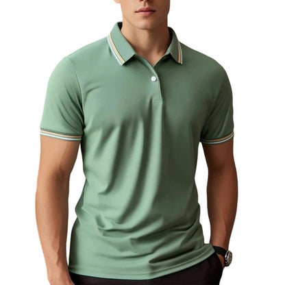 Men’s Contrast Trim Polo Shirt