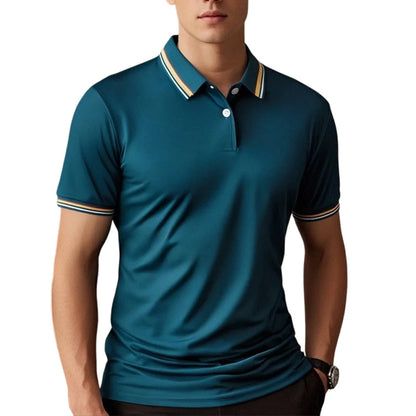 Men’s Contrast Trim Polo Shirt