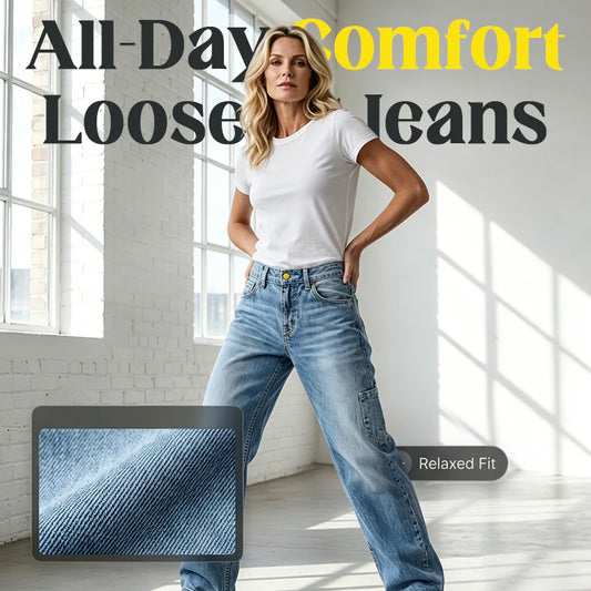 Women’s Relaxed Straight-Leg Cargo Jeans