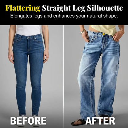 Women’s Relaxed Straight-Leg Cargo Jeans