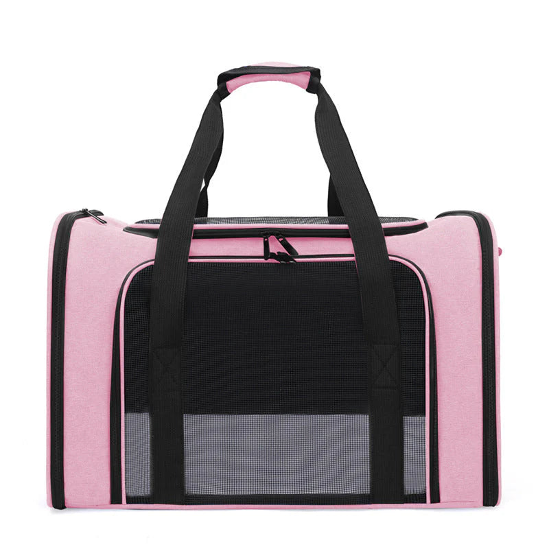 Large Foldable Mesh Cat Carrier