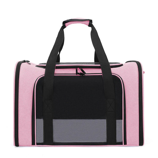 Large Foldable Mesh Cat Carrier