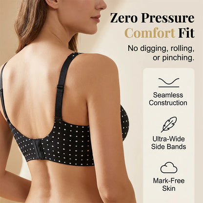 Women’s Seamless Deep V Polka Dot Bra