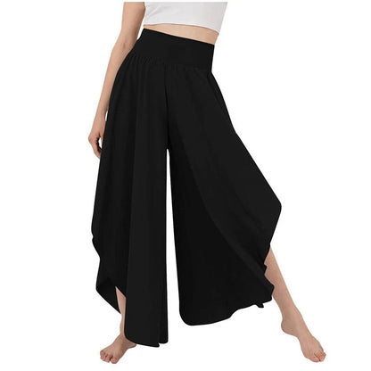 Women’s High-Waisted Flowing Wide-Leg Trousers