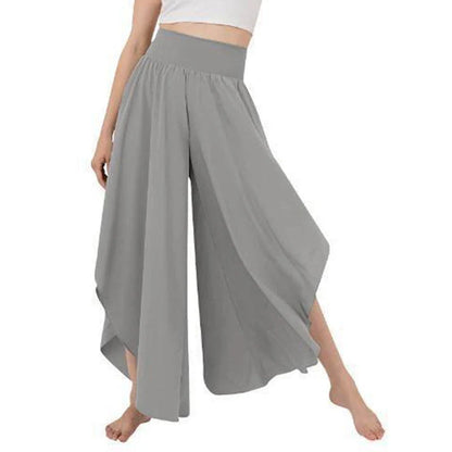 Women’s High-Waisted Flowing Wide-Leg Trousers