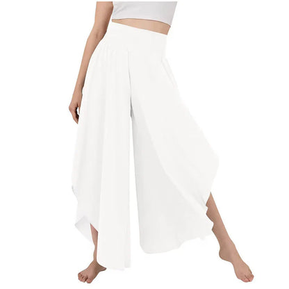 Women’s High-Waisted Flowing Wide-Leg Trousers